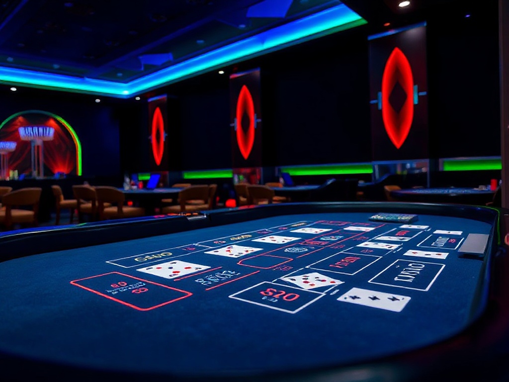 WINBOX live casino baccarat table